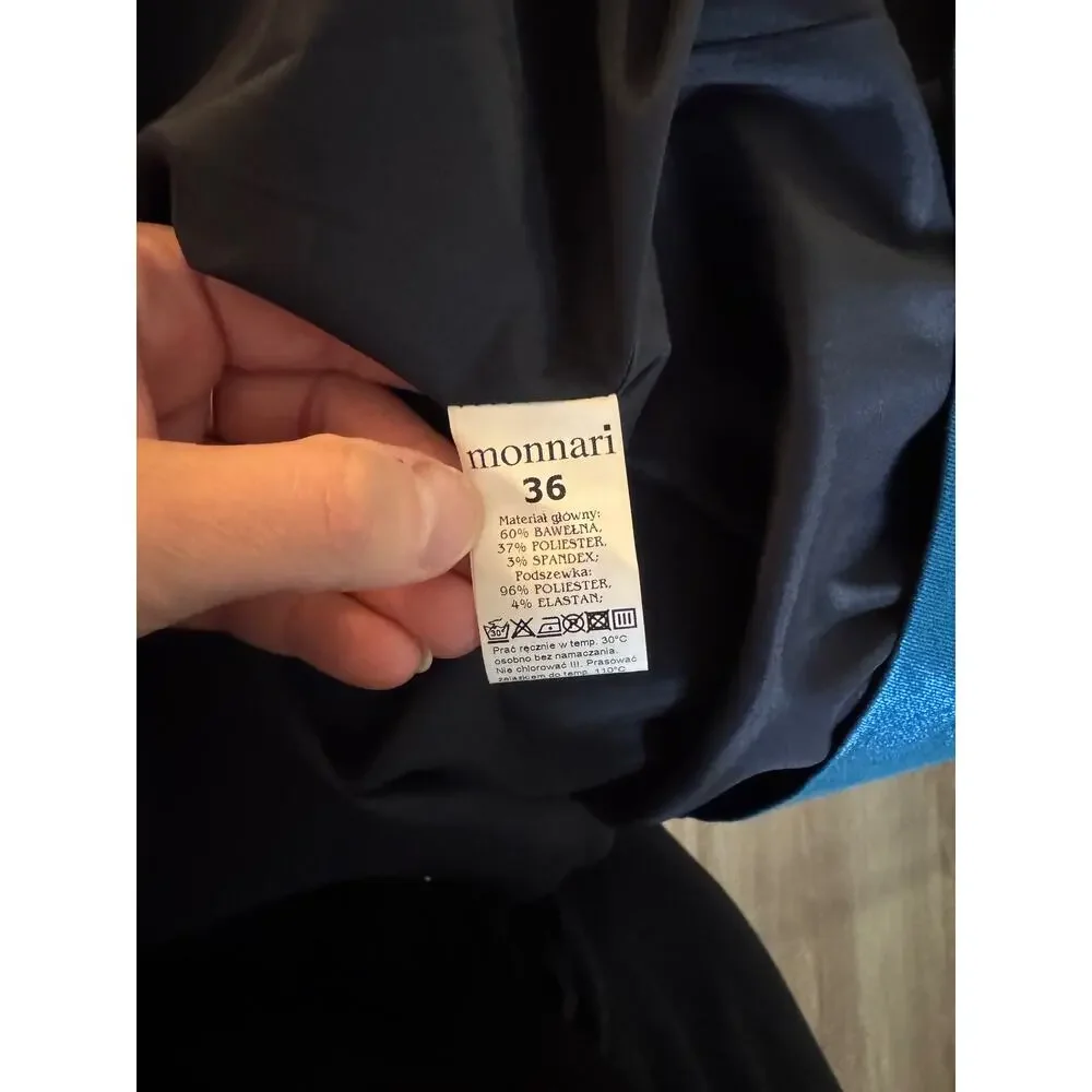 Monarri | Irridescent Blue Fit & Flare Dress size 36 European (4/6 U.S.) - Picture 7 of 12
